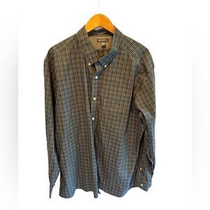Eddie Bauer Plaid Wrinkle Free Classic Fit Button Down Shirt Men’s Size 2XL